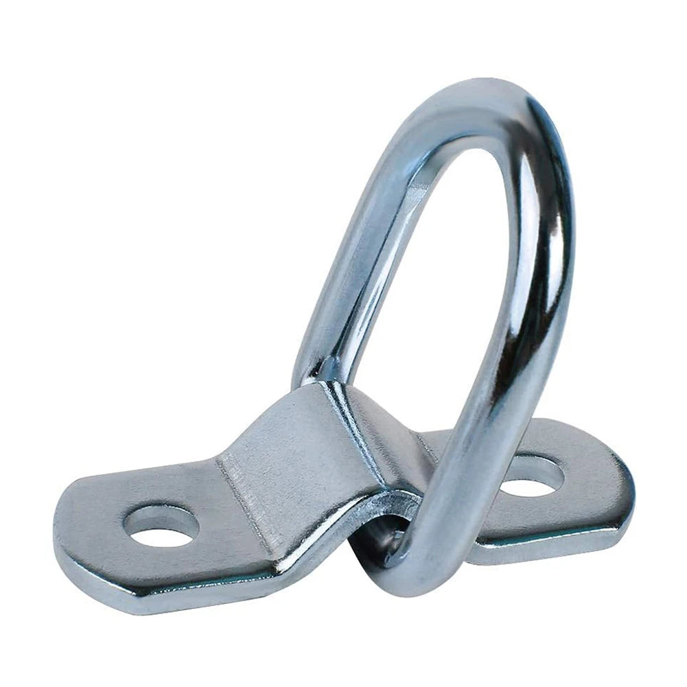 Heavy-Duty 3/8" Tie-Down D-Ring Anchors (4-Pack) – 2,400 lb Rating