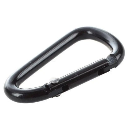 10-Pack Aluminum D-Shaped Carabiner Clip